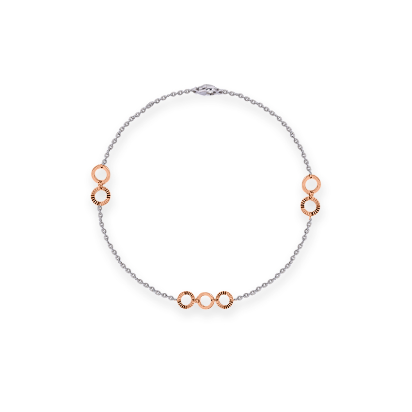 Linked Stylish Platinum Bracelet
