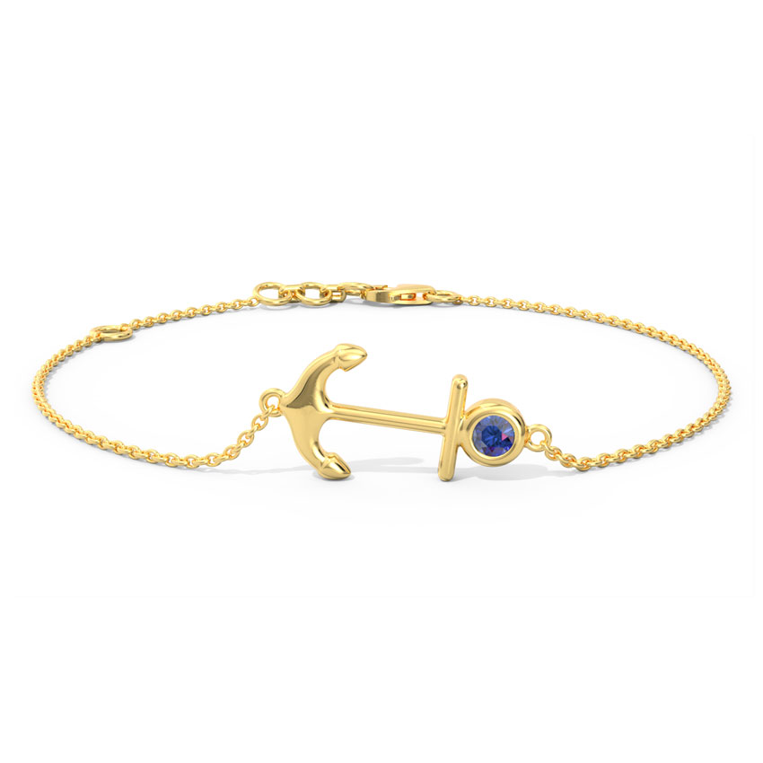 Anchor Gold Bracelet