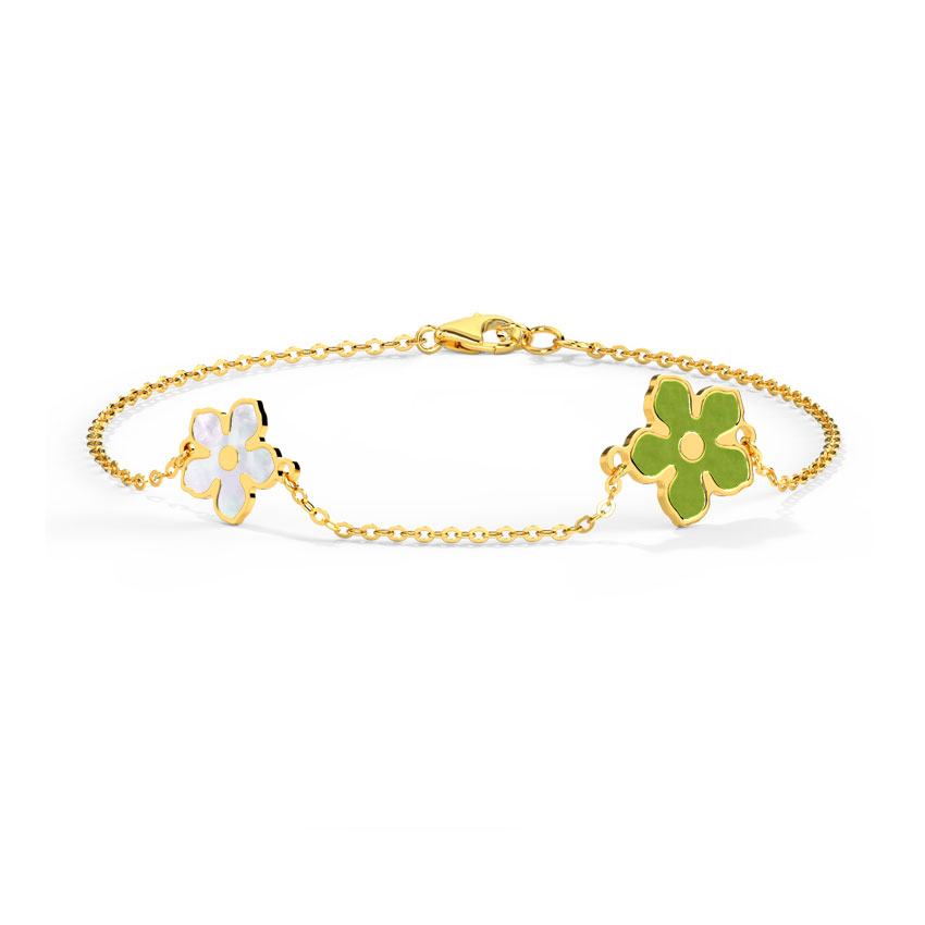 Pansy Mother of Pearl Bracelet