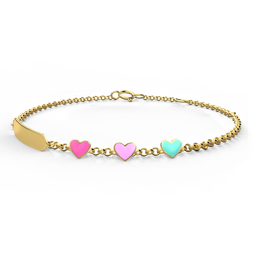Amor Personalised Kids' Gold Bracelet Amor Personalised Kids' Gold Bracelet