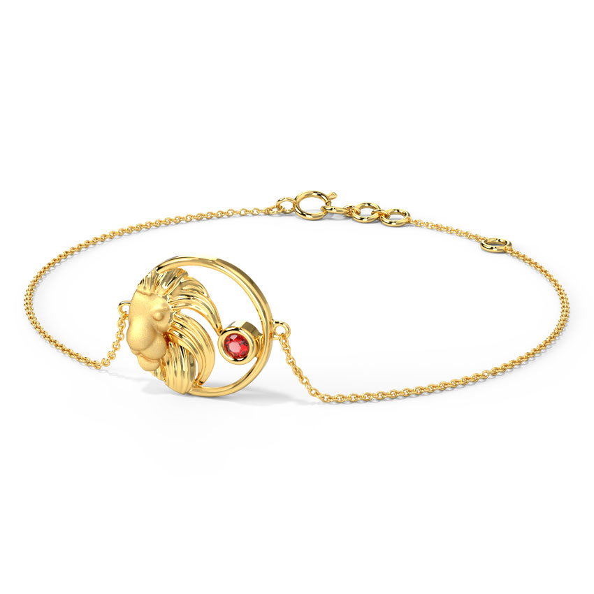 Fearless Leo Zodiac Gemstone Bracelet