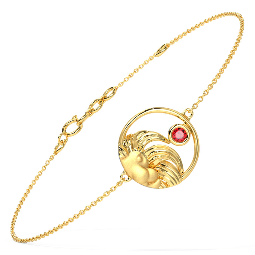 Fearless Leo Zodiac Gemstone Bracelet