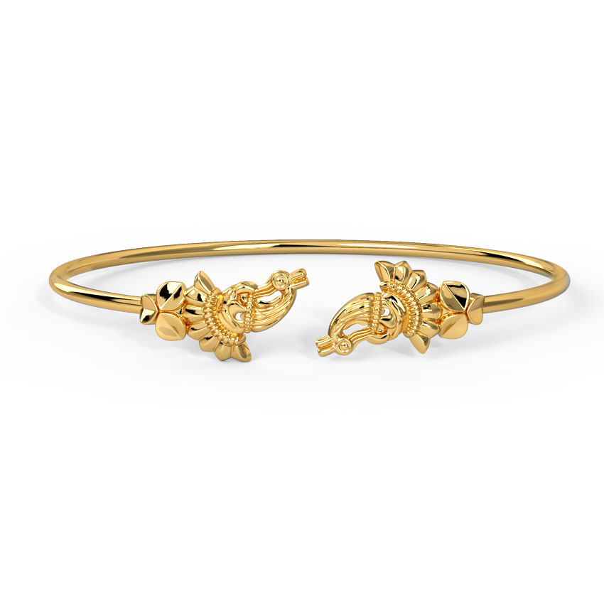 Triya Oval Gold Bracelet