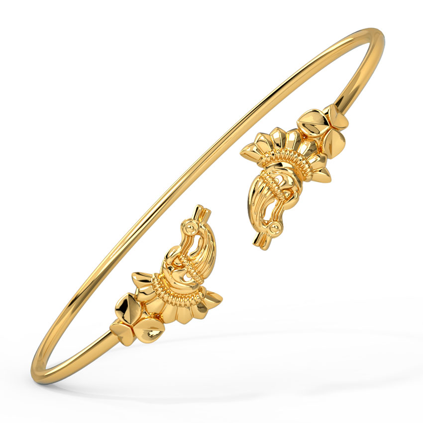 Triya Oval Gold Bracelet