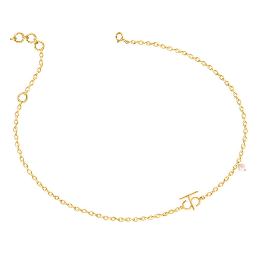 Ka Akshar Gold Bracelet