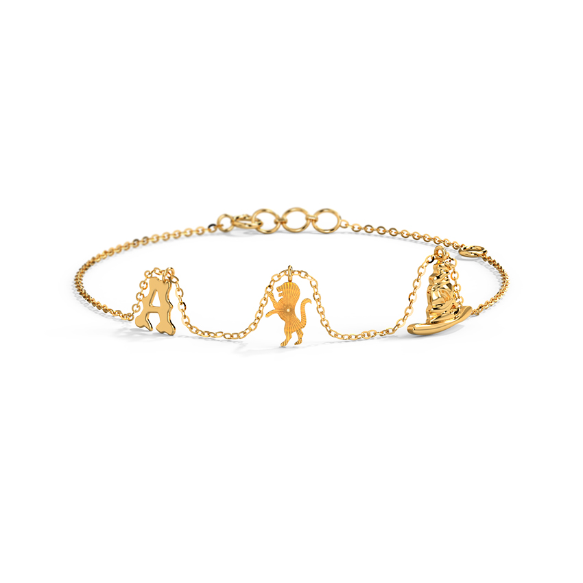 Hogwarts Personalised Charm Bracelet