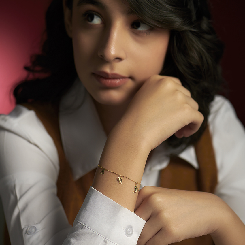 Hogwarts Personalised Charm Bracelet