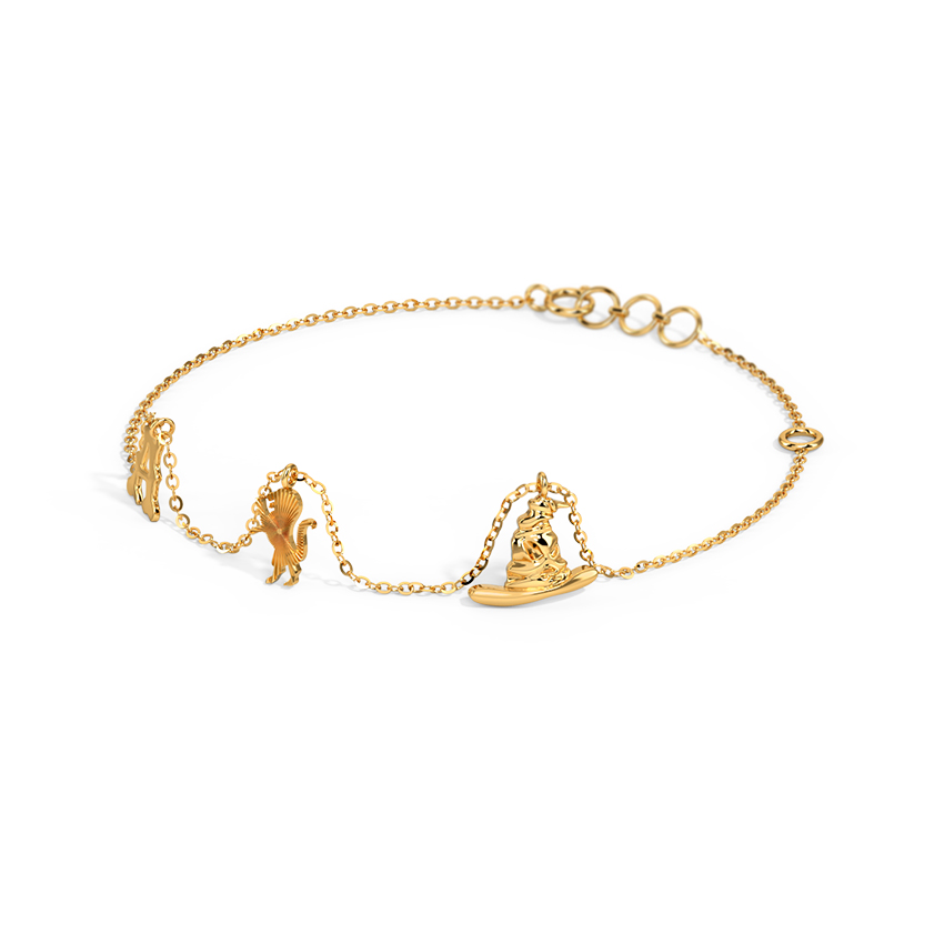 Hogwarts Personalised Charm Bracelet