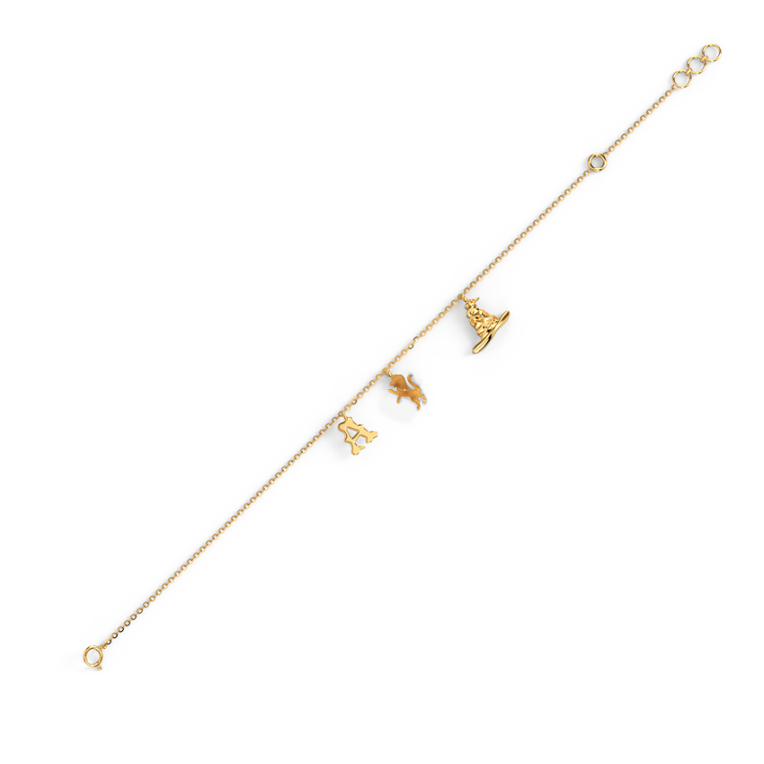 Hogwarts Personalised Charm Bracelet