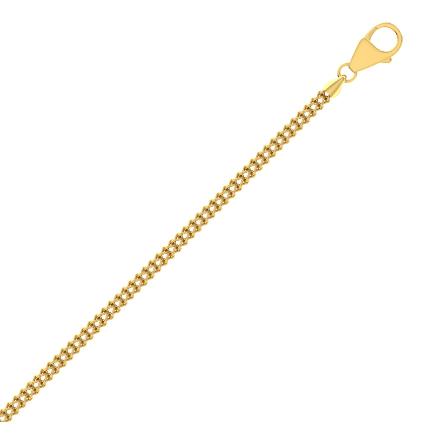 Twisted Links 18 Inch 22KT Gold Chain
