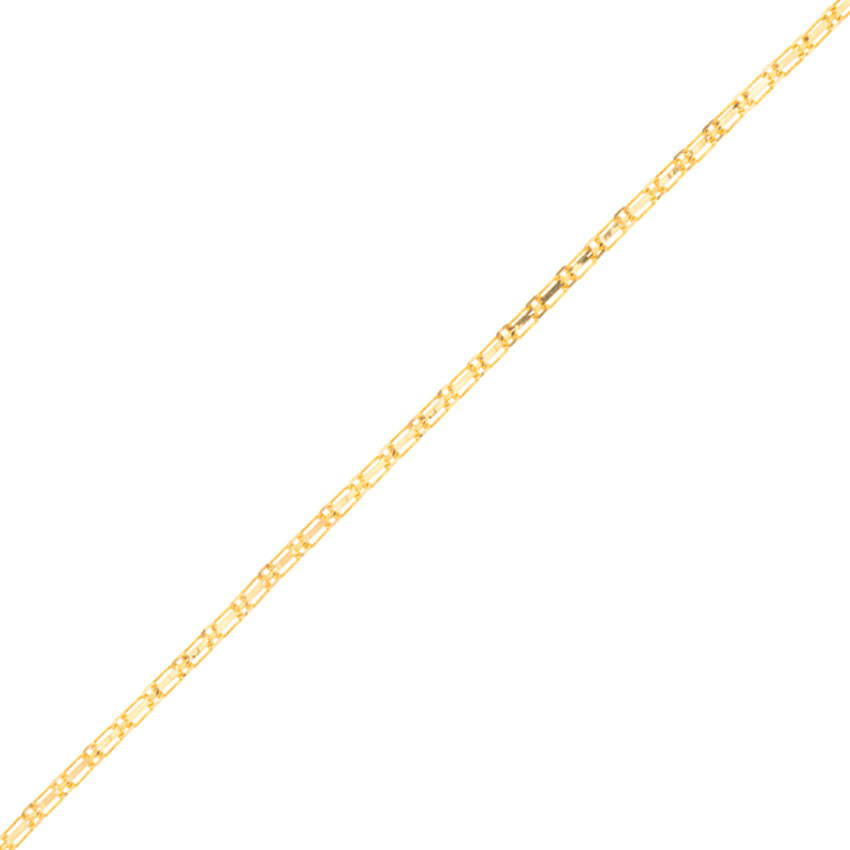 Gold Chains 22 Karat Yellow Gold Rectangular Link Gold Chain