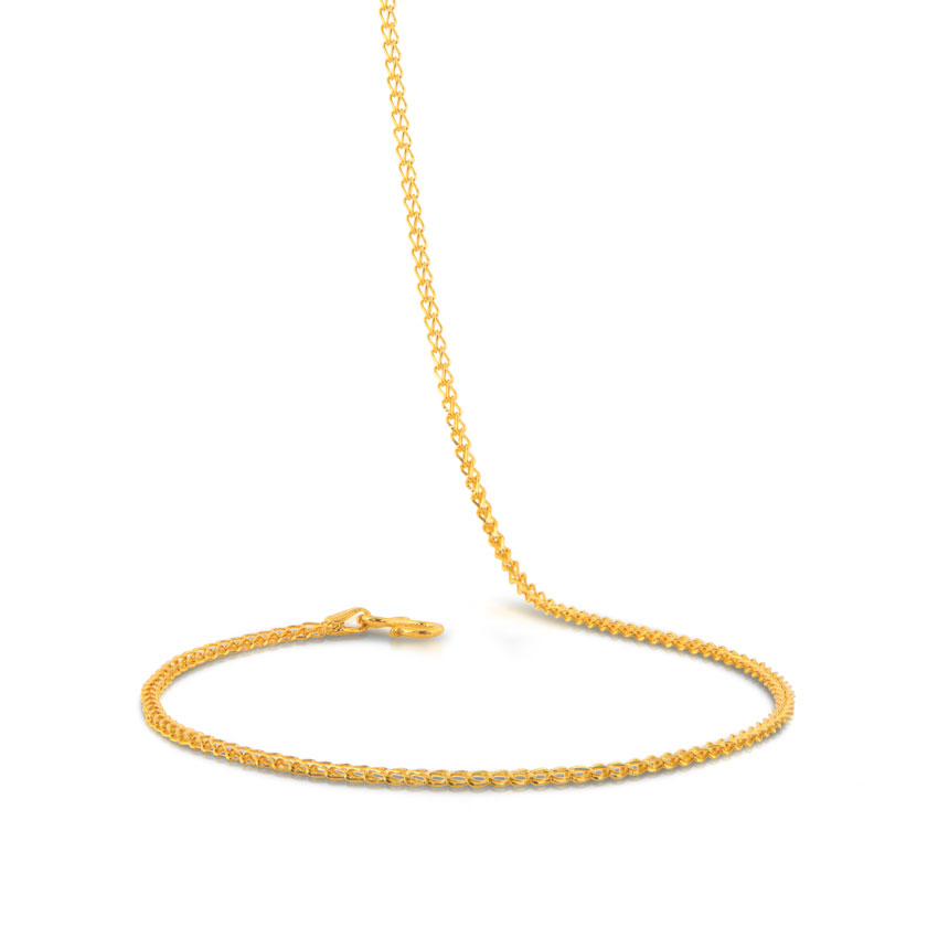 Weave Foxtail Gold Chain