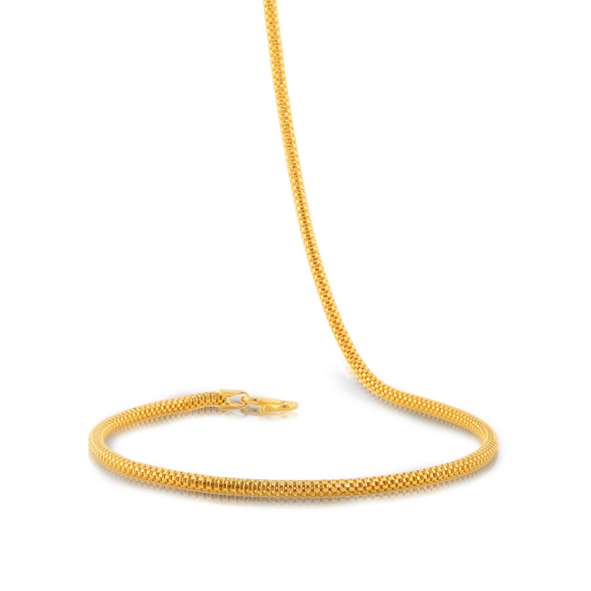 Enrich Round Gold Chain