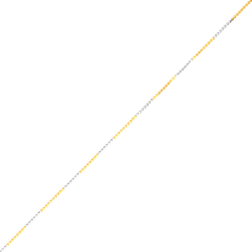 Two Tone Curb Gold Chain