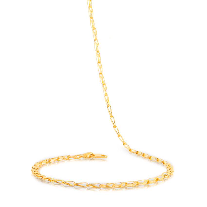 Drop Link Gold Chain