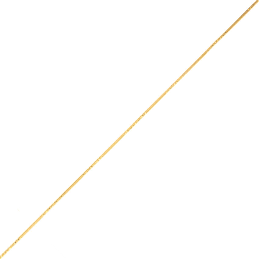 Fine Texture Round Gold Chain