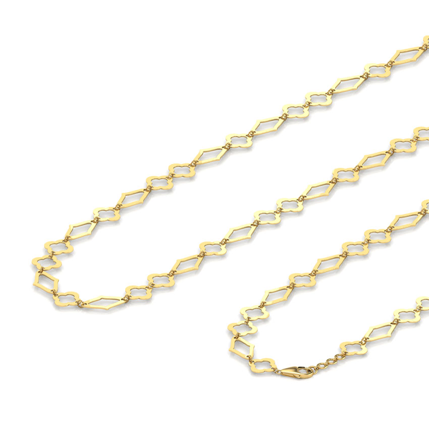 Cutout 3 in1 Link Gold Chain