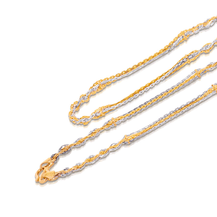 Entwine Cable Gold Chain