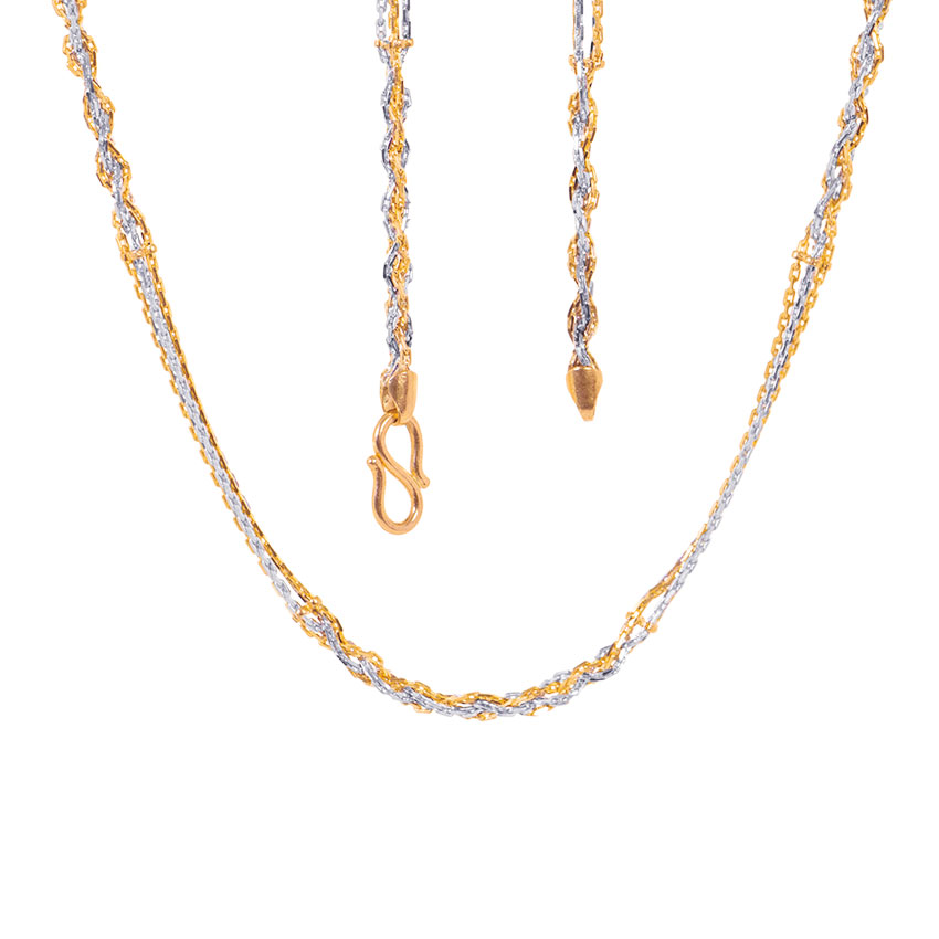 Entwine Cable Gold Chain