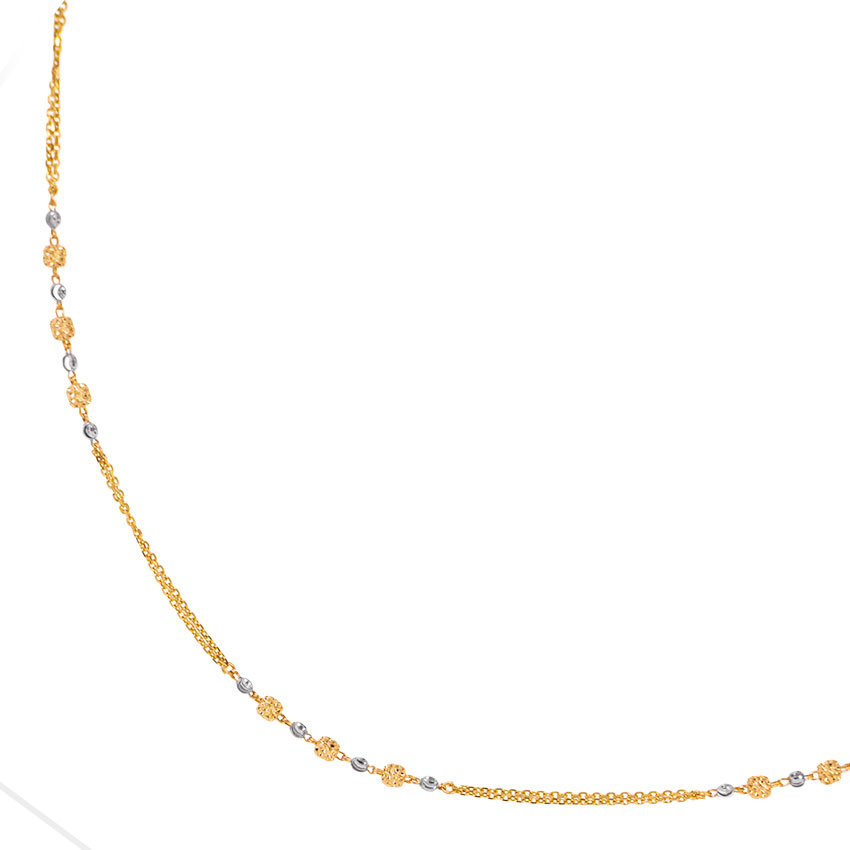 Grain Bead Cable Gold Chain Grain Bead Cable Gold Chain