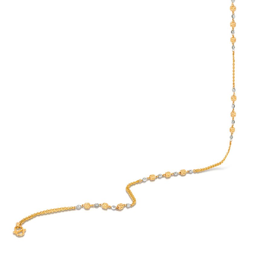 Grain Bead Cable Gold Chain Grain Bead Cable Gold Chain