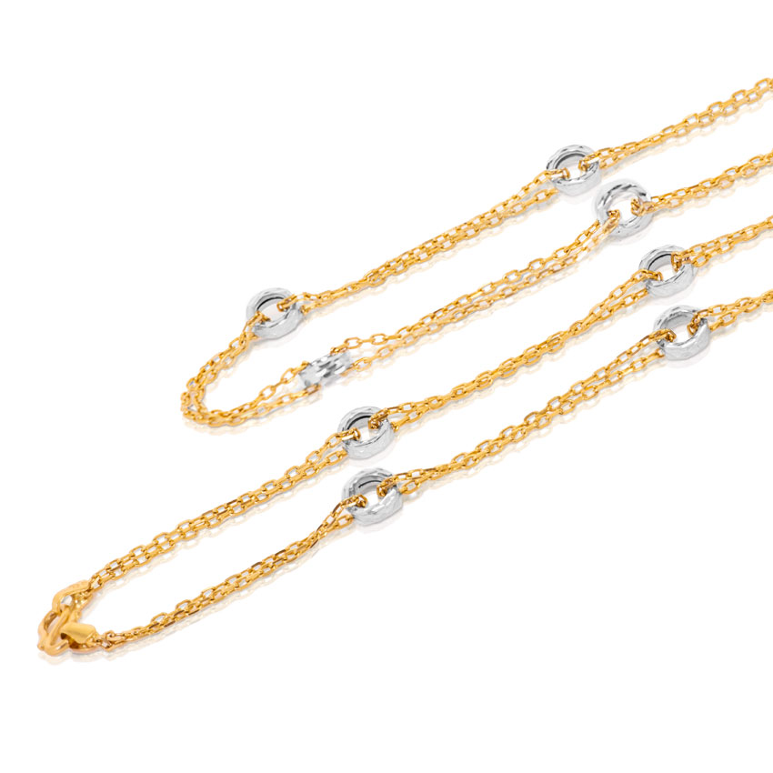 Loop Layered Cable Gold Chain Loop Layered Cable Gold Chain