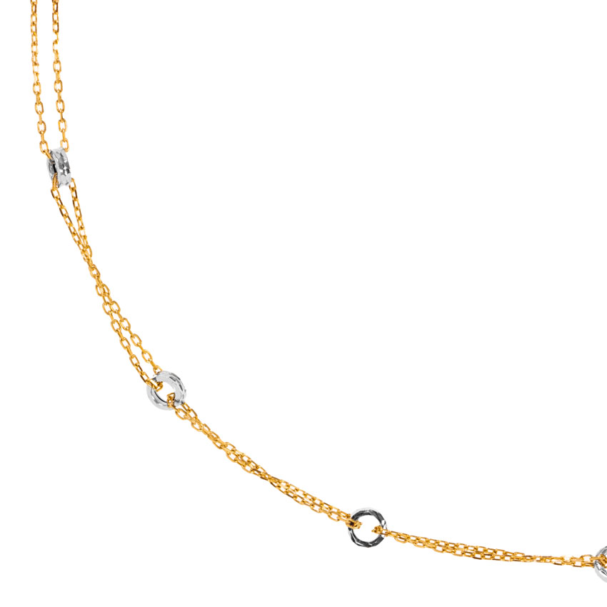 Loop Layered Cable Gold Chain Loop Layered Cable Gold Chain