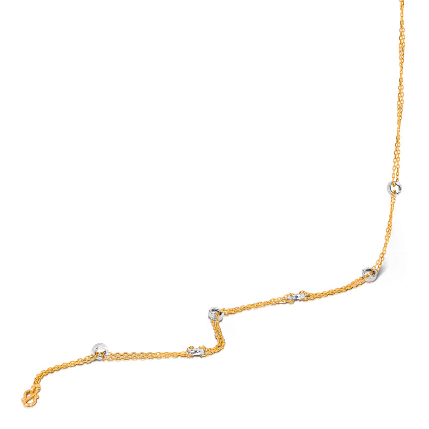 Loop Layered Cable Gold Chain Loop Layered Cable Gold Chain