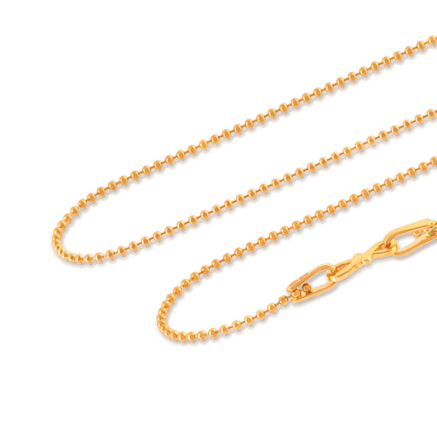 Linear Ball Gold Chain