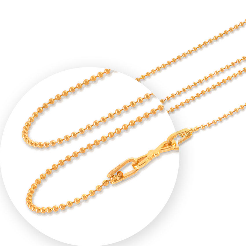 Linear Ball Gold Chain