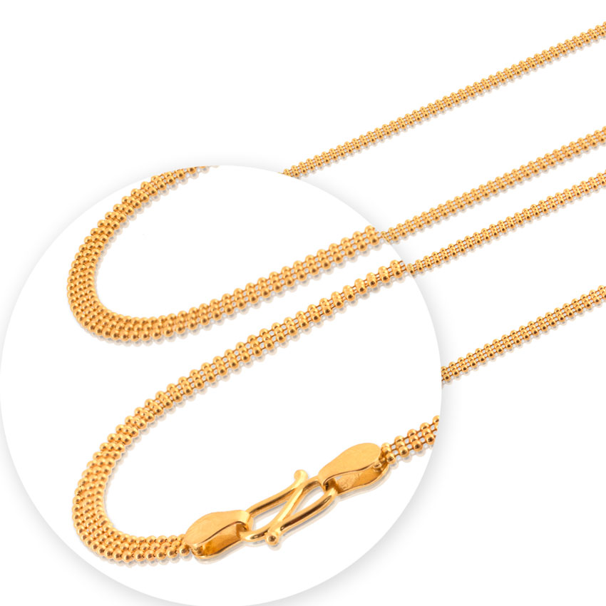 Trio Strand Ball Gold Chain Trio Strand Ball Gold Chain