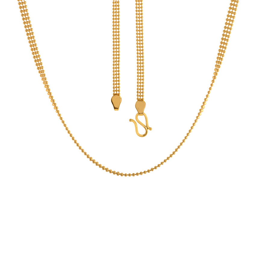 Trio Strand Ball Gold Chain Trio Strand Ball Gold Chain