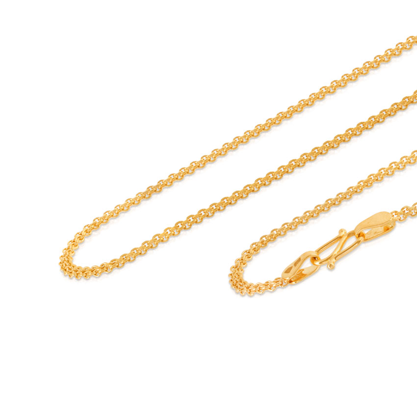 Interlinked Cable Gold Chain