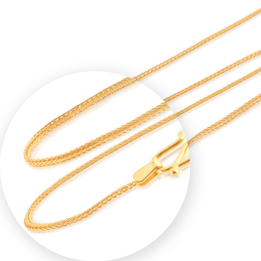 Bare Foxtail Gold Chain Bare Foxtail Gold Chain