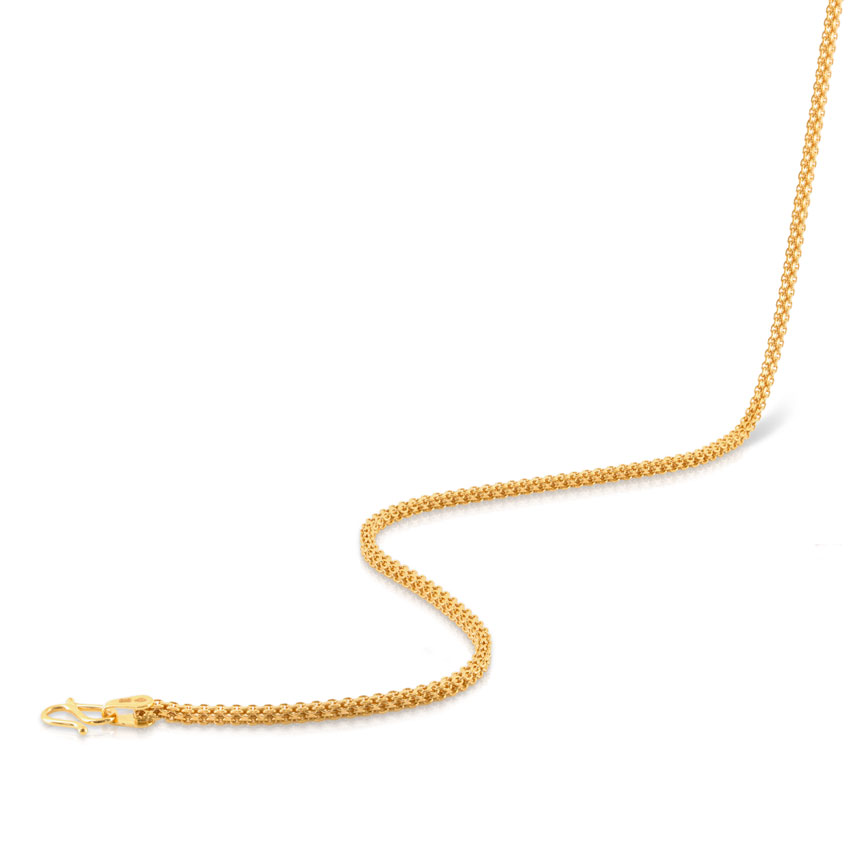Interlaced Cable Gold Chain