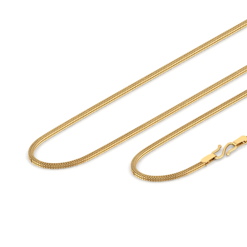 Deco Foxtail Weave Gold Chain