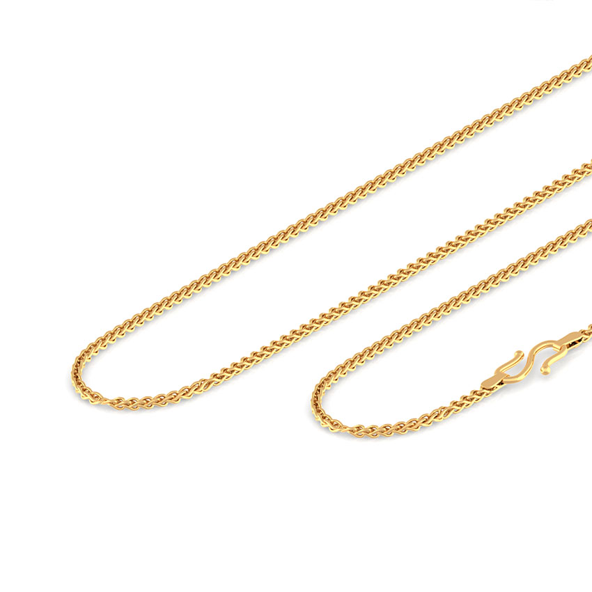 Delight Foxtail Gold Chain