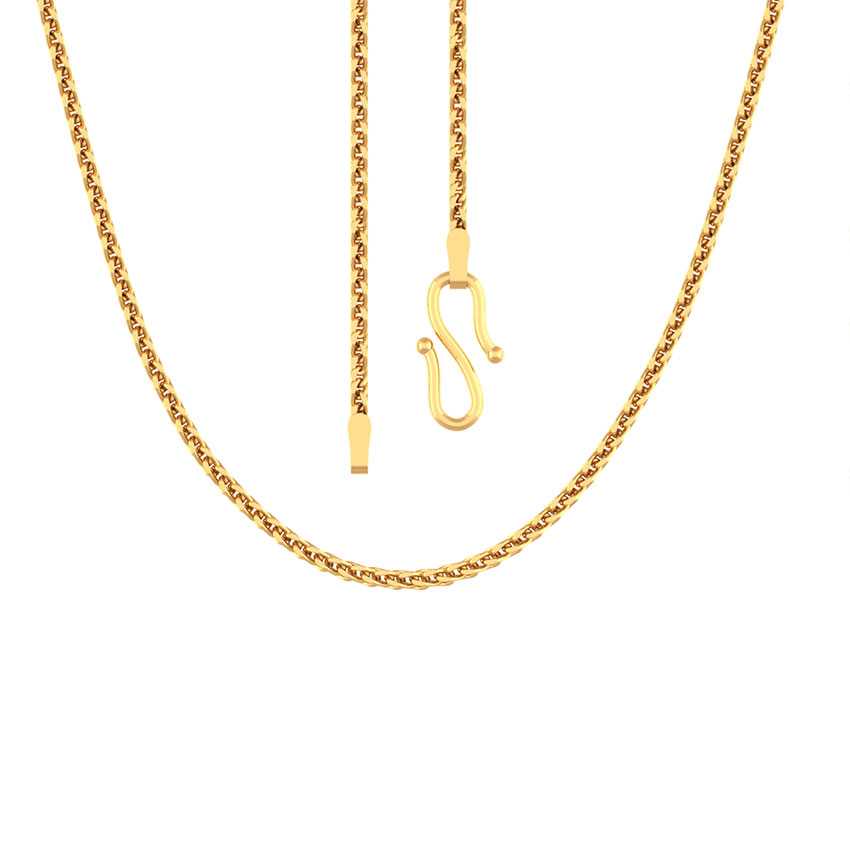 Delight Foxtail Gold Chain