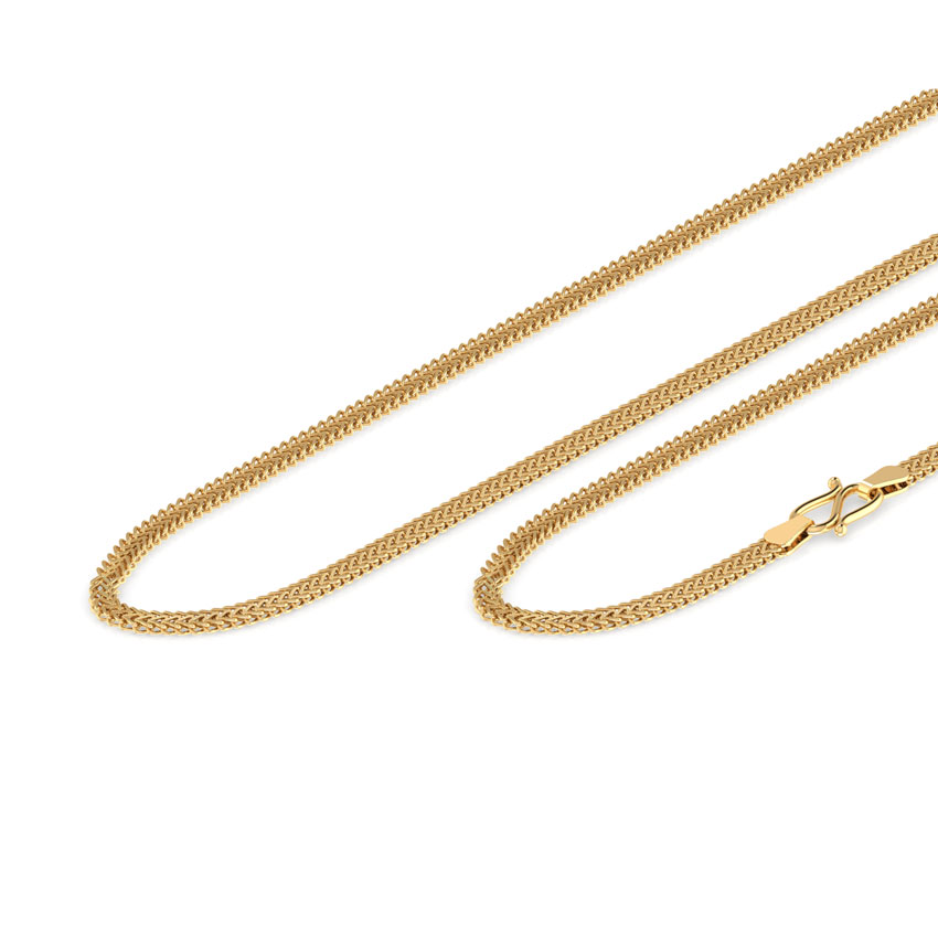 Duo Foxtail Gold Chain
