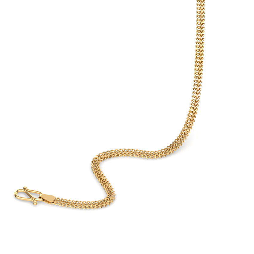 Duo Foxtail Gold Chain