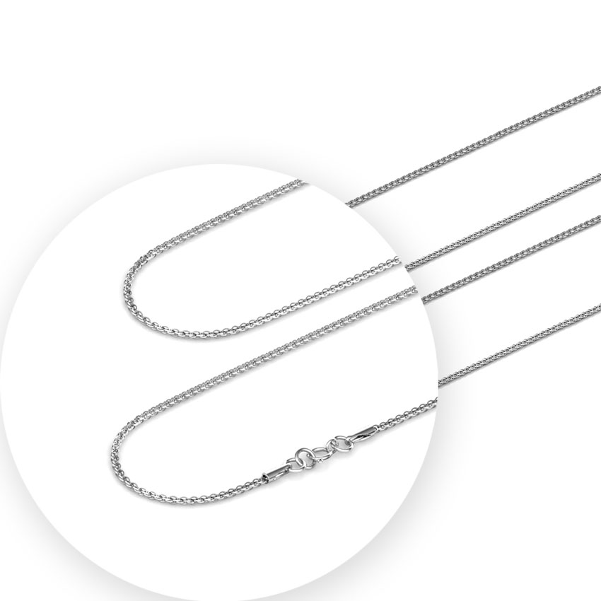 Spin Platinum Curb Chain