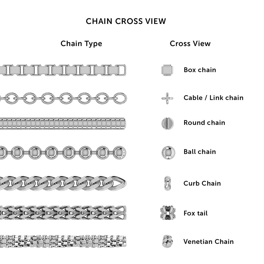 Vivid Platinum Ball Chain