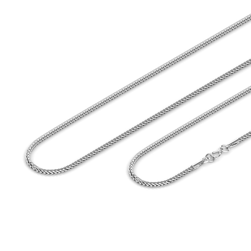 Gleam Platinum Foxtail Chain