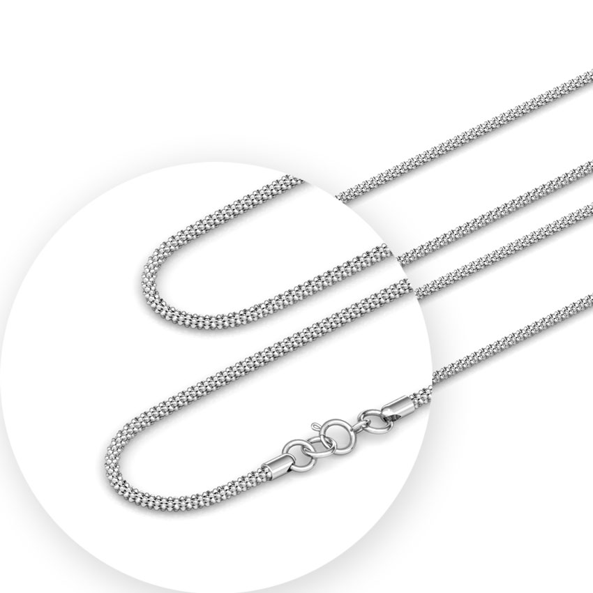 Adorn Platinum Ball Chain