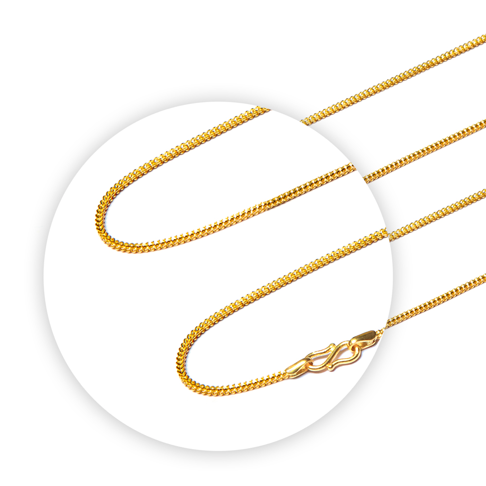 Twine Foxtail Gold Chain Twine Foxtail Gold Chain