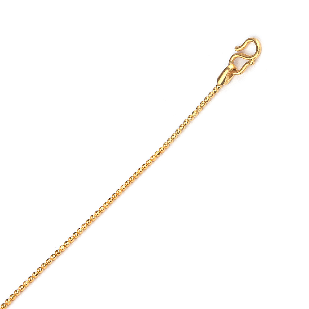 Sleek Ball Gold Chain