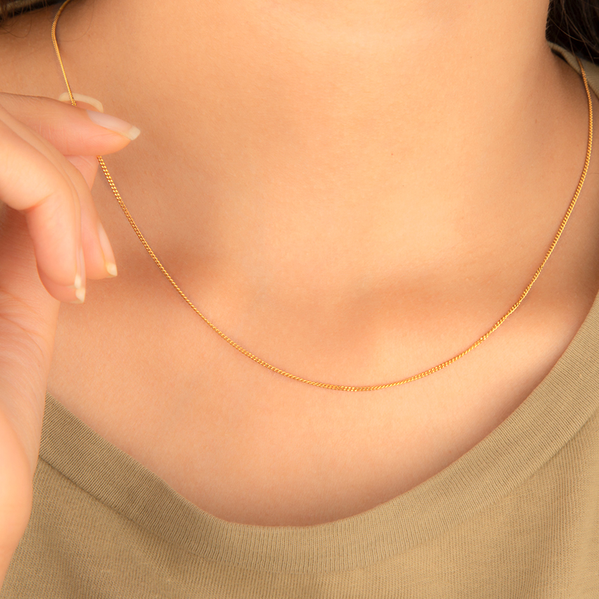 Braid Cable Gold Chain