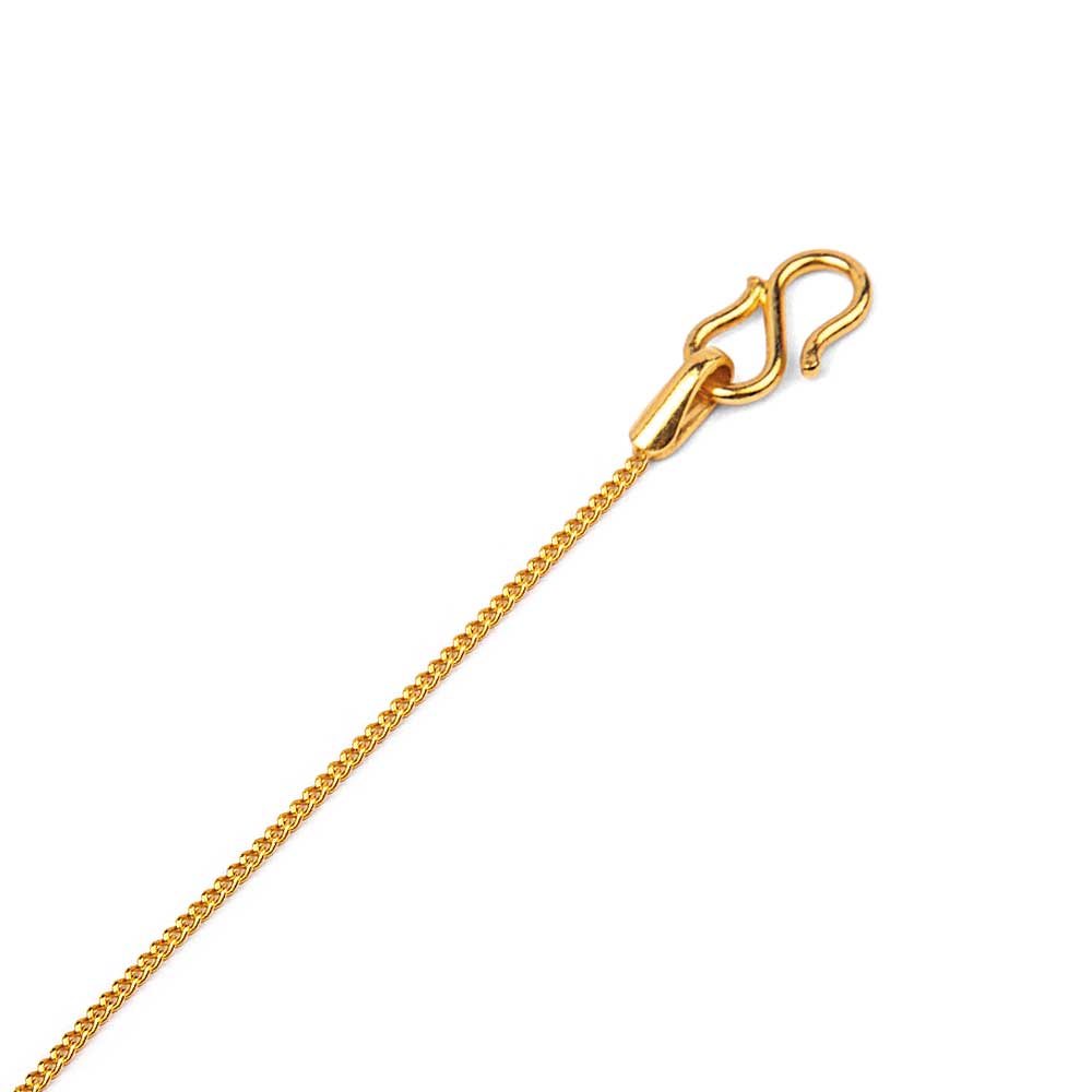 Braid Curb Gold Chain