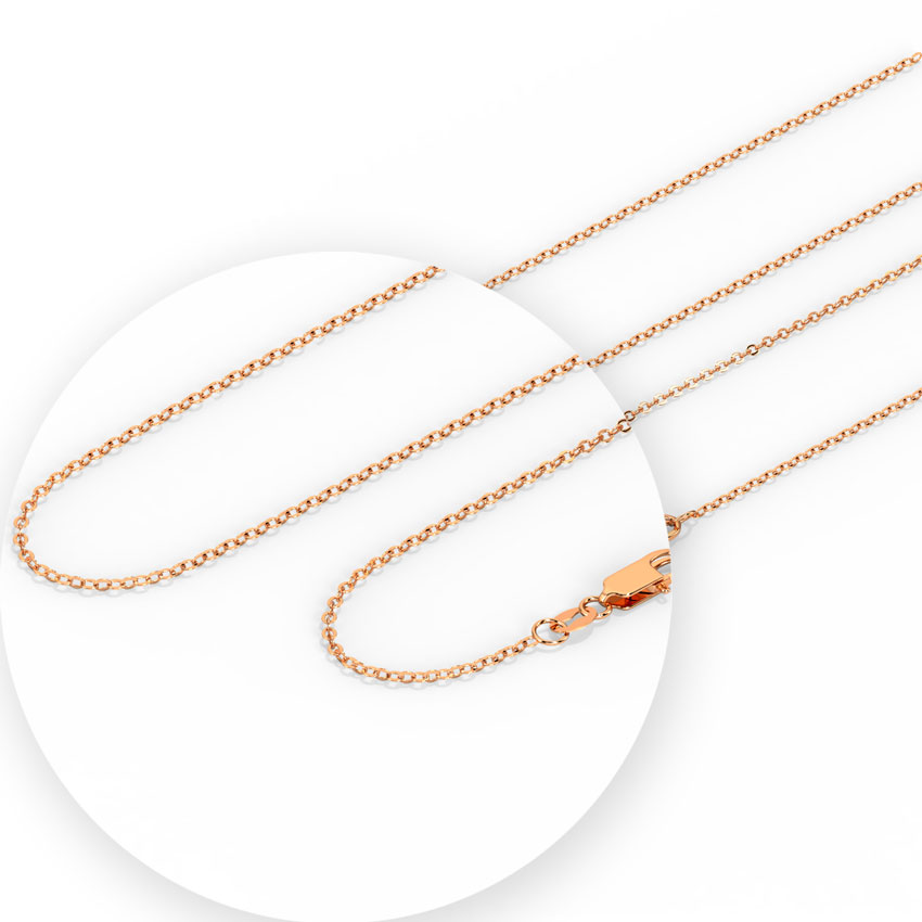Sparkling Gold Cable Chain