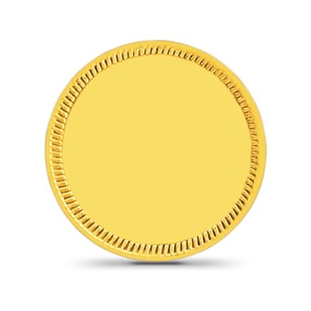 5gm, 24Kt Plain Gold Coin